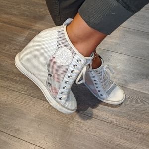 DKNY wedge running shoes